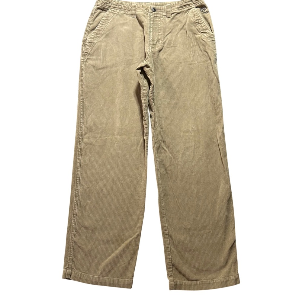Patagonia Rhythm Corduroy Pants Mens 34 Tan Organic Cotton Straight Leg